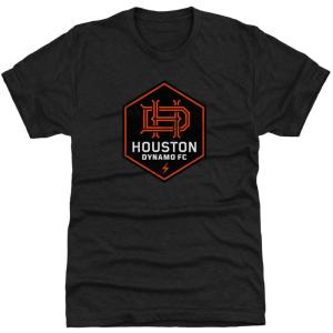 500 LEVEL メンズ Tシャツ トップス 500 Level Houston Dynamo Vintage Logo Black T-Shirt｜import-garage