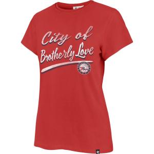 47ブランド (47 Brand) レディース Tシャツ トップス 2023-24 City Edition Philadelphia 76Ers Frankie T-Shirt｜import-garage