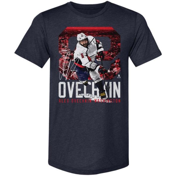 500 LEVEL メンズ Tシャツ トップス 500 Level Ovechkin Navy T-...