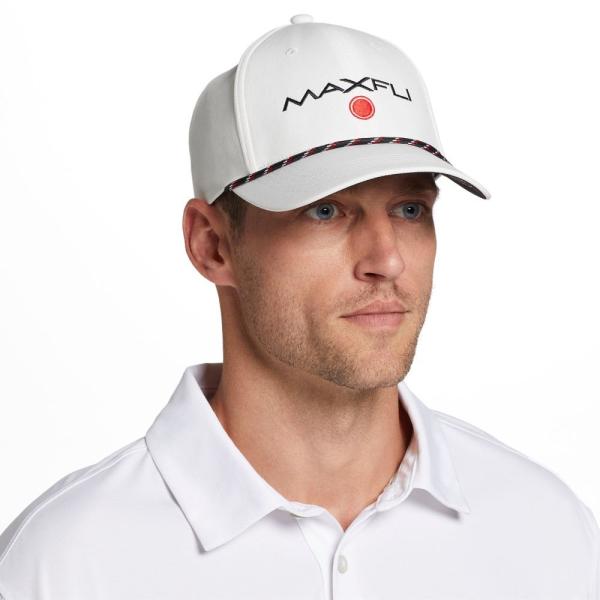 マックス フライ (Maxfli) メンズ 帽子 Braided Golf Hat (White)