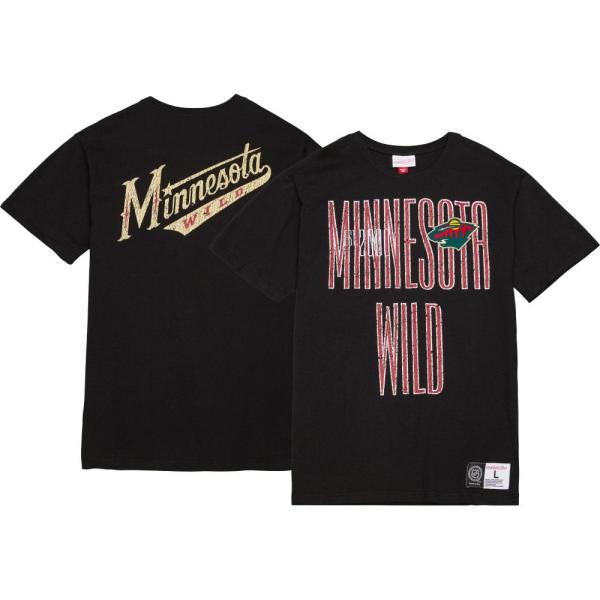 ミッチェル&amp;ネス (Mitchell &amp; Ness) メンズ Tシャツ Minnesota Wild...