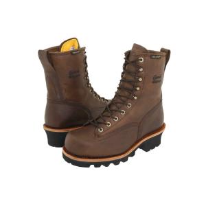 チペワ (Chippewa) メンズ ブーツ シューズ・靴 8' Bay Apache Insulated Waterproof Steel Toe Logger (Brown)｜import-garage