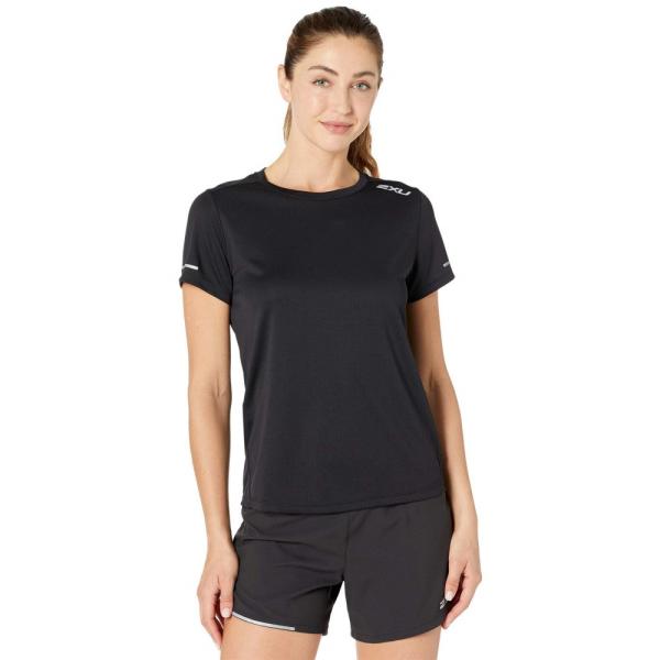 ツータイムズユー (2XU) レディース Tシャツ トップス Aero T-Shirt (Black...