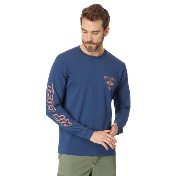 リップカール (Rip Curl) メンズ 長袖Tシャツ Fade Out Icon Long Sl...