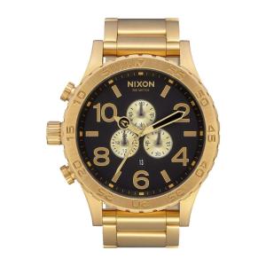 ニクソン (Nixon) メンズ 腕時計 51-30 Chrono (All Gold/Black)｜import-garage