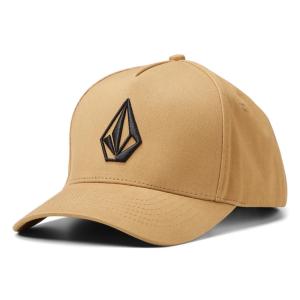 ボルコム (Volcom) メンズ キャップ 帽子 Embossed Stone Adjustable Hat (Dark Khaki)｜import-garage