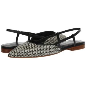 ドルチェヴィータ (Dolce Vita) レディース スリッポン・フラット シューズ・靴 Narah (Black/Natural Raffia)