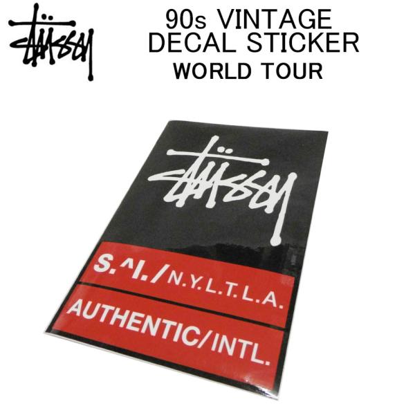 ステューシー ステッカー STUSSY 90s VINTAGE DECAL STICKER 非売品・...