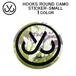 ●BIG SALE！●ジャスリブ ステッカー JSLV HOOKS ROUND CAMO STICKER-SMALL デカール・シール