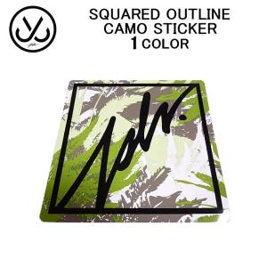 ●BIG SALE！●ジャスリブ ステッカー JSLV SQUARED OUTLINE CAMO STICKER デカール・シール