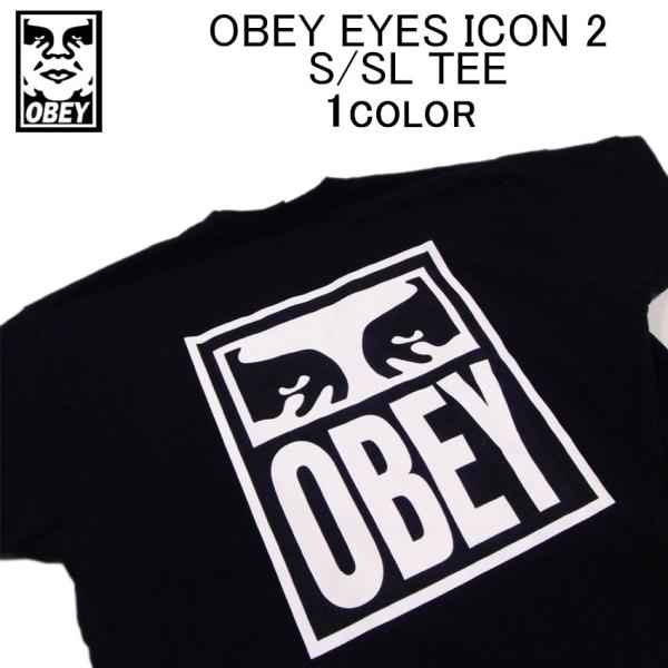 オベイ 半袖 Tシャツ OBEY EYES ICON 2 S/SL TEE ショートスリーブティーシ...