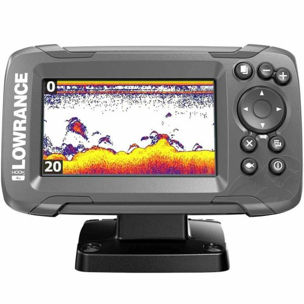 LOWRANCE HOOK2 4X with Bullet Transducer ローランス 魚群探...
