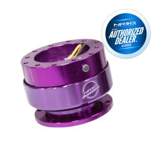 US正規品 NRG Innovations NRG SRK-200PP Quick Release Gen2.0 Purple Body w/ Purple Ring パープルリング クイッリリースキット ステアリング ハブ ハンドル｜import-shop-m