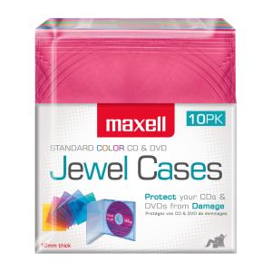 CD Jewel Cases Maxell〓 Standard Jewel Cases, Assorted Colors, Pac 並行輸入品｜import-tabaido