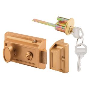 3 Way Night Latch With Locking Cylinder BRS NIGHT LATCH W/TURN (並 並行輸入品｜import-tabaido