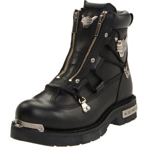 Harley-Davidson 黒ブーツ ジッパー付き　ハーレーダビッドソン 並行輸入品】ハーレーダビッドソン メンズ ブレーキライトブーツ