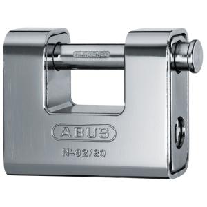 【並行輸入品】92/80 Monoblock Shutter Padlock (20072) ABUS KG 20072 Padlock, Gr