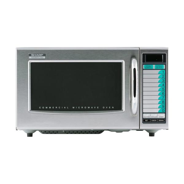 Sharp Microwaves R21LVF 1000W Light Duty S/S Micro...