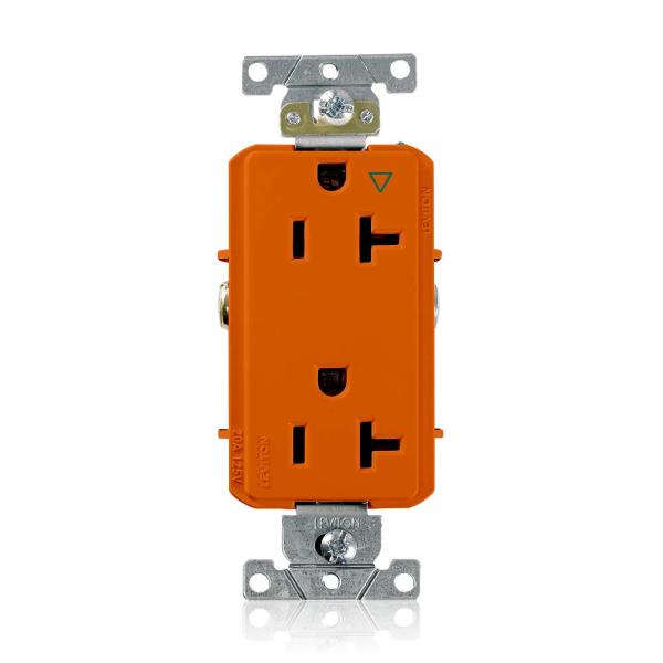 【並行輸入品】Leviton 20 amp、125 volt、Decora Plus二重レセプタクル...