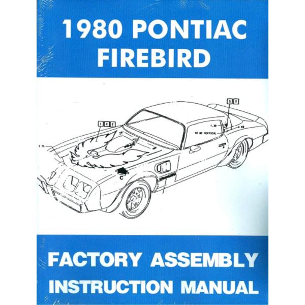 【並行輸入品】1980年 ポンティアック ファイヤーバード トランスアム 組み立てマニュアル再構築手...