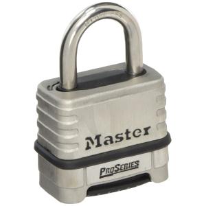 (マスターロック) Master Lock 1174D リセット可能 プロシリーズ ダイヤル式南京錠 ステンレススチール製 117 並行輸入品｜import-tabaido