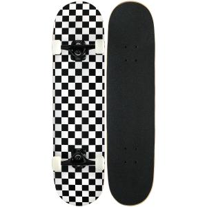 KPC Pro Skateboard Complete、白黒チェッカー KPC Pro Skateboard Complete,  並行輸入品｜import-tabaido
