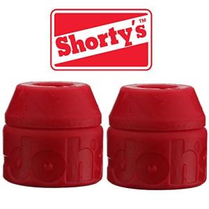 Shorty's Red Doh Doh Bushings 95a Medium Hard (2 sets) For Skateb 並行輸入品｜import-tabaido