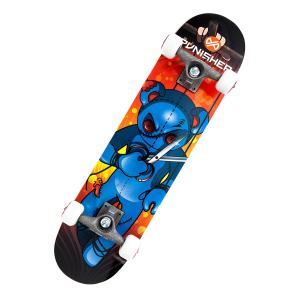 【並行輸入品】Punisher Skateboards Puppet 31 Inch Double Kick Concave Complete
