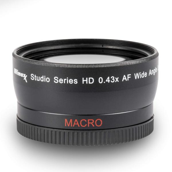 58mm 0.43x Wide Angle (w/Macro) High Definition Le...