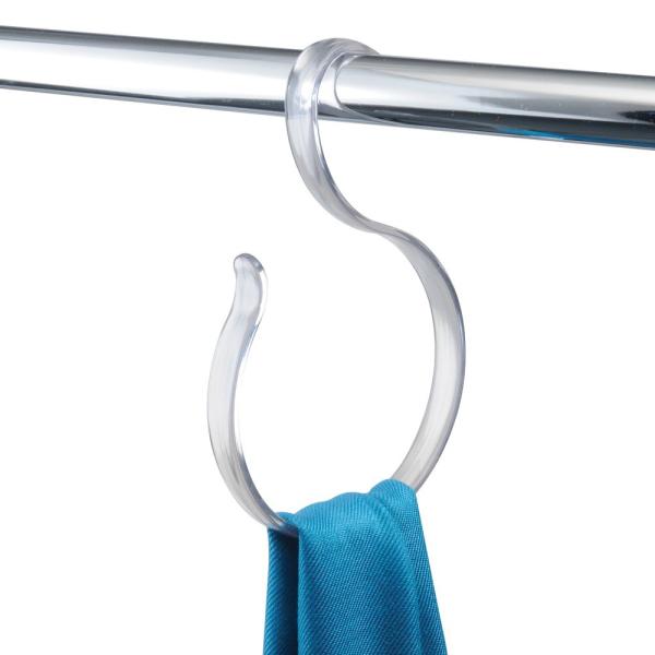 【並行輸入品】interDesign クローゼット アクセサリー フック 収納 Clarity Ov...