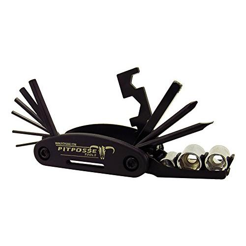 【並行輸入品】Pit Posse PP2828 折りたたみメトリック修理ツールセットキット オートバ...