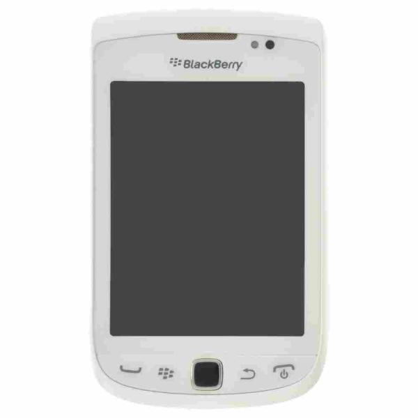 LCD &amp; デジタイザーアセンブリ 001/111 BlackBerryトーチ9810用 ホワイト ...