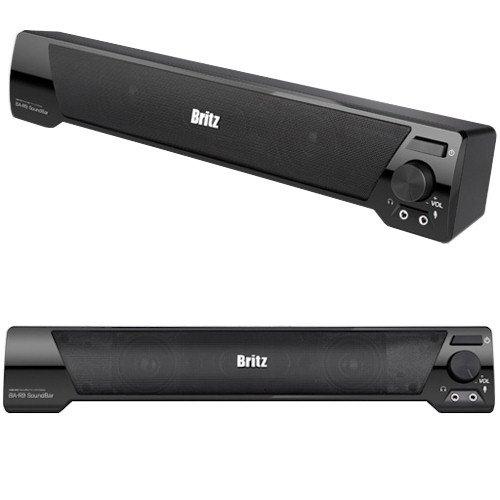 Britz Computer 2ch Stereo Soundbar Speaker Ba r9 U...