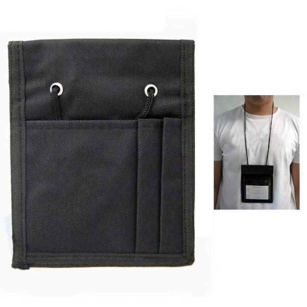 【並行輸入品】4 Badge Holder Caddy Neck Pouch Holders Pas...