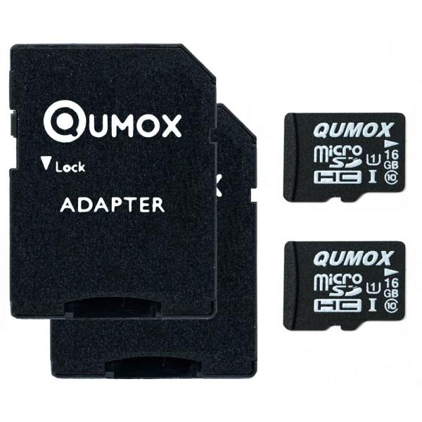 QUMOX 16GB MICRO SD MEMORY CARD CLASS 10 UHS I 16 ...