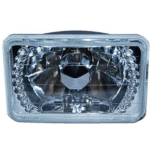 【並行輸入品】Octane Lighting (1 4X6 White Led Halo Drl H...