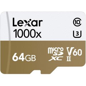 Lexar Professional 1000x microSDXC 64GB UHS II/U3 (Up to 150MB/s  並行輸入品｜import-tabaido