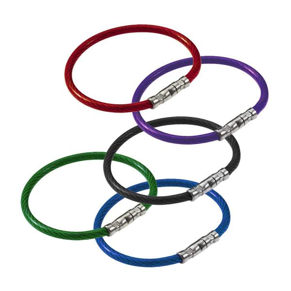 【並行輸入品】Lucky Line Twistyキーリング、5パック、アソートカラー(8110005...