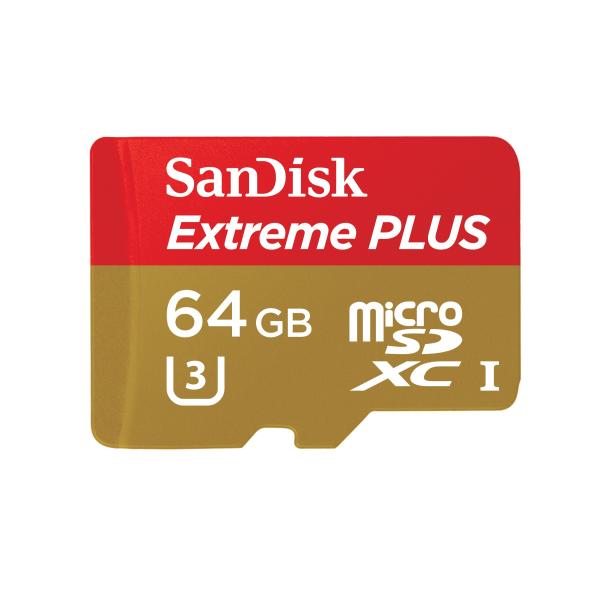 サンディスク Sandisk microSDXC 64GB Extreme PLUS SD変換アダプ...