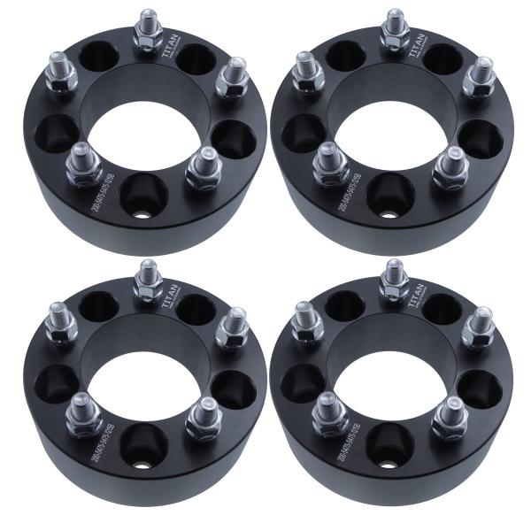 【並行輸入品】4ピース 2インチ (50mm) 5x4.75 ホイール スペーサー シボレー コルベ...