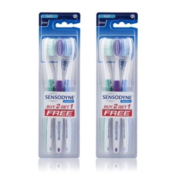 2 Sensodyne Sensitive Toothbrush Soft Sensitive Te...