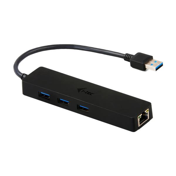i tec USB 3.0 Slim HUB 3 Port + Gigabit Ethernet A...