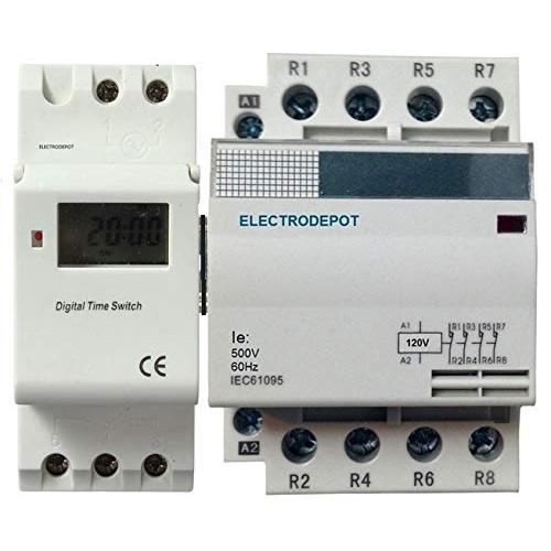 【並行輸入品】Electrodepot 50 Amp 4 Pole 7 Day, 24 Hrs Pr...
