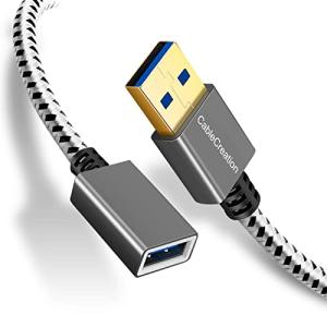 USB 延長ケーブル, CableCreation USB A 延長ケーブル USB 3.0 延長コ...