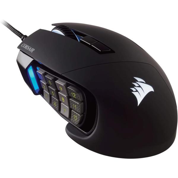 Corsair Scimitar Pro RGB - MMO Gaming Mouse - 16 0...