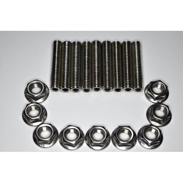 【並行輸入品】1320 パフォーマンスステンレスエキゾーストマニホールドスタッドボルトキット B D...