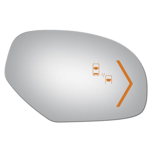 【並行輸入品】Burco 5321SB コンベックス 助手席側パワー交換用ミラーガラス (マウントは...