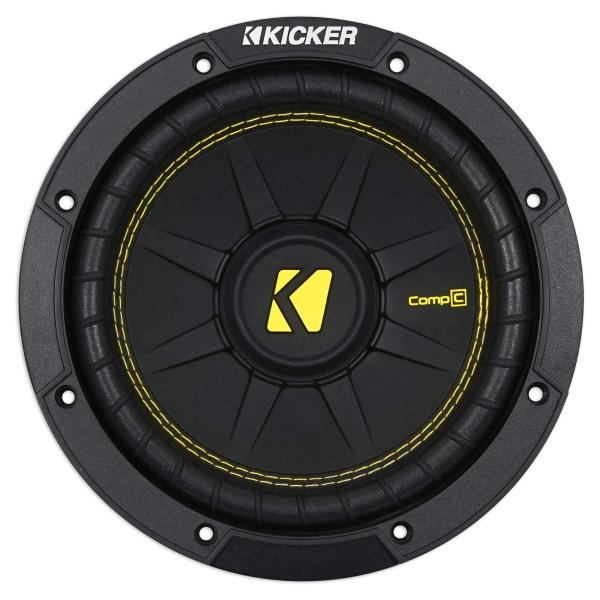 【並行輸入品】KICKER CWCS84 CompC 8インチ サブウーファー シングルボイスコイル...