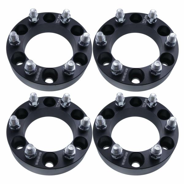 【並行輸入品】ホイールスペーサー 2インチ 50mm 6x5.5 (6x139.7) 14x1.5 ...