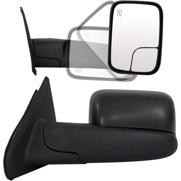 【並行輸入品】牽引ミラー 交換用 2002-2008 ダッジ・ラム 1500 2003-2009 ダ...